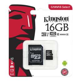 MicroSD Card 16GB Kingston