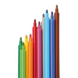 Fibracolor Erasable Color Fine Nib Sketch Pens with