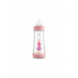 Chicco Baby Bottle 300ml Pink