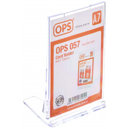 OPS Slanted sign holder A7