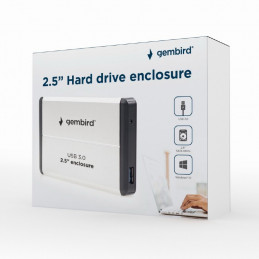 GEMBIRD USB 3.0 ENCLOSURE,...