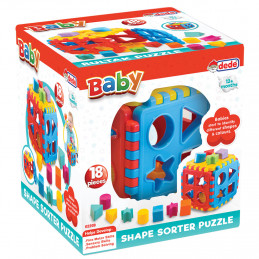 SHAPE SORTER PUZZLE WITH 18...