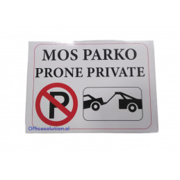 DO NOT PARK PRIVATE...