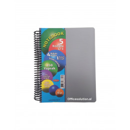 Separated Notebook 4+1 A5...