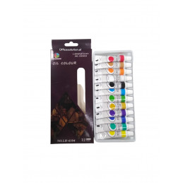 Set Oil Colours 12 piece/12ml