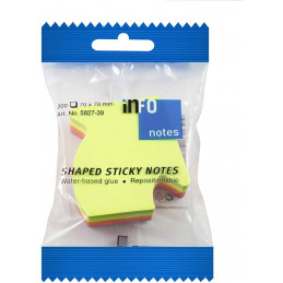 INFO Arrow Shape Sticky Notes