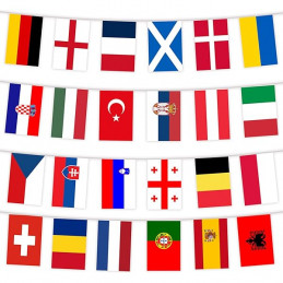 RANGE OF EURO 2024 FLAGS
