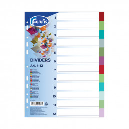 FOROFIS Plastic Dividers A4...