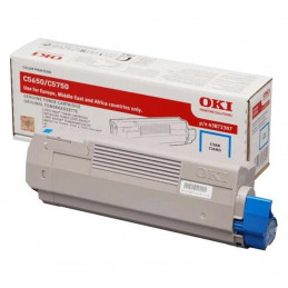 OKI TONER C5650 CYAN LASER...