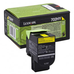 LEXMARK TONER 702HY YELLOW...