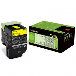 LEXMARK TONER 702Y YELLOW...