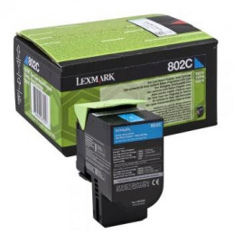 LEXMARK TONER 802C CYAN...