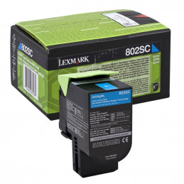 LEXMARK TONER 802SC CYAN...