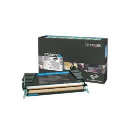 LEXMARK TONER C734 CYAN...