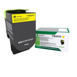 LEXMARK TONER CX317 YELLOW...