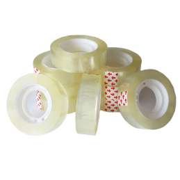 Transparent adhesive tape...