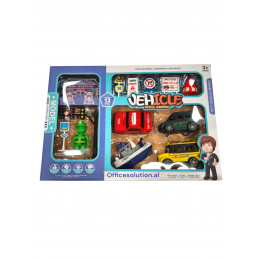 TRANSPORT VEHICLE SET 13 PIECE