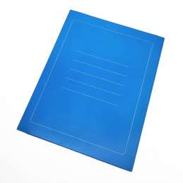 Card Simple blue file with...