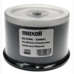 MAXELL CD-R 80min 52X 50...