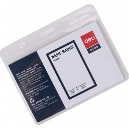 Deli PVC Horizontal Badge