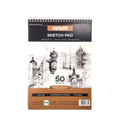 Sketch Pad with Spiral A4