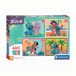 Clementoni Puzzle Stitch 4në1