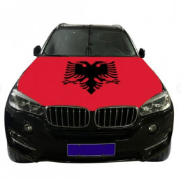ALBANIAN FLAG FOR CAR HOOD
