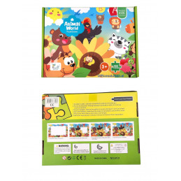 Puzzle Bota e Kafshëve 100...