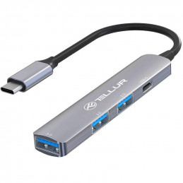 Tellur Hub 4 in 1 USB-C 3.1...