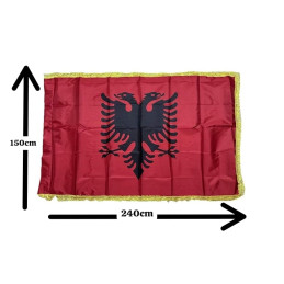 ALBANIAN FLAG 150x240cm...