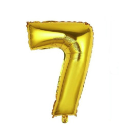 NUMBER BALLOON 7 GOLD