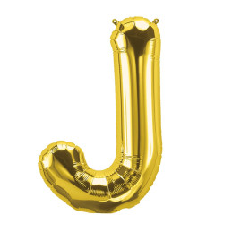 LETTER BALLOON J GOLD