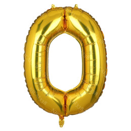 LETTER BALLOON O GOLD