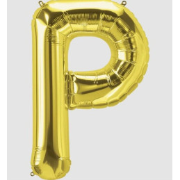 LETTER BALLOON P GOLD