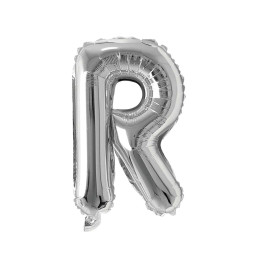 LETTER BALLOON R SILVER