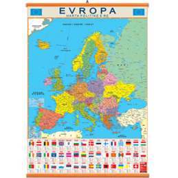 Europe wall map