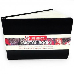 Talens Art Creation Skechbook Black 14,8X21 cm, 140 Grams