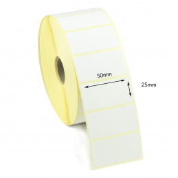 Thermal roll label 50x25mm...