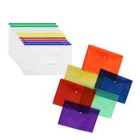 Envelope Folders with Snap Button & Zip